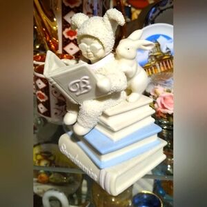 Department 56 Rare Vintage Snowbunnies "B, Is For Bunny" Animated Music Figure